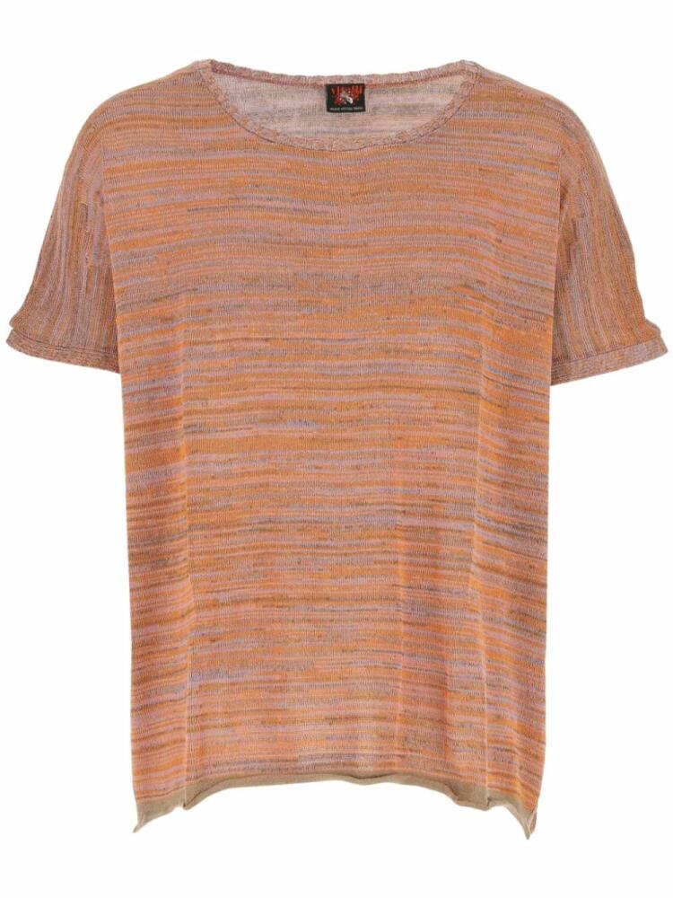 VITELLI regenerated yarns T-shirt - Orange Cover