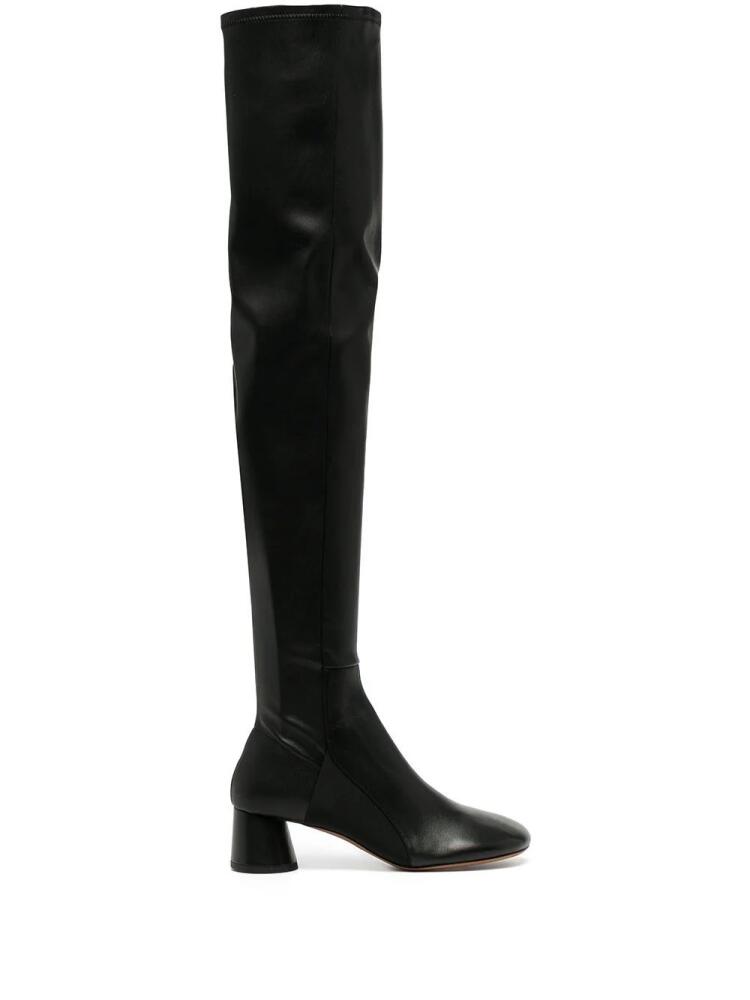 Proenza Schouler block-heel thigh boots - Black Cover