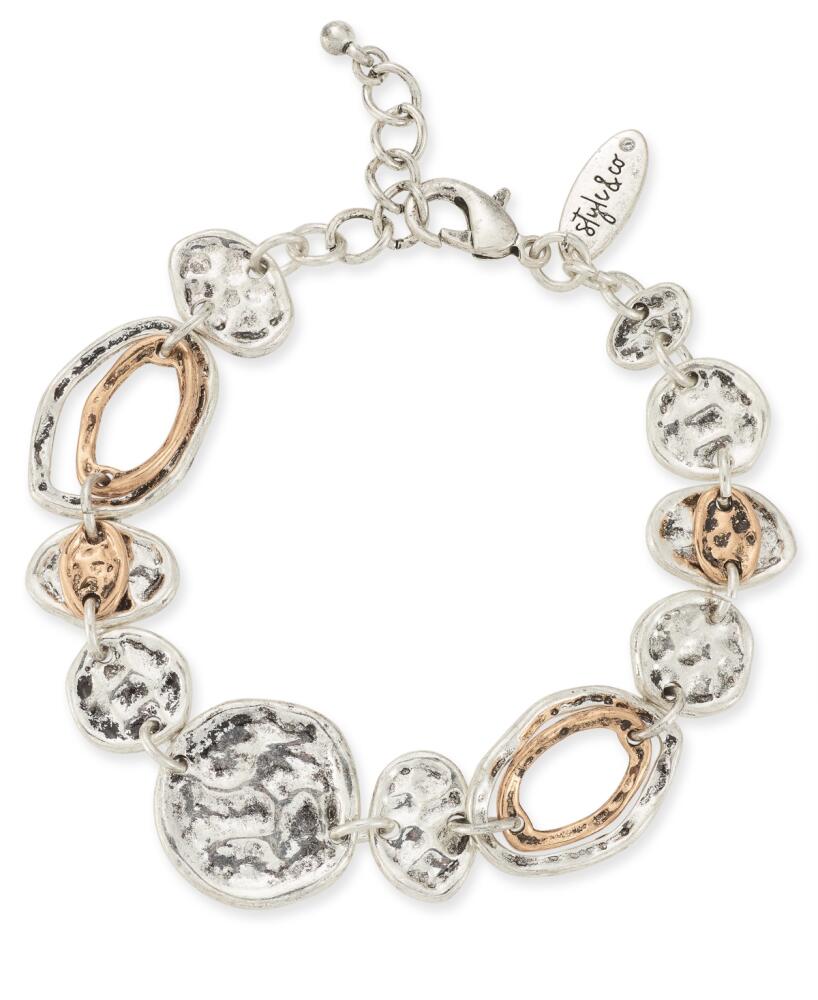 Style & Co Two-Tone Charm Bracelet, Created for Macy's - Two Tone Cover