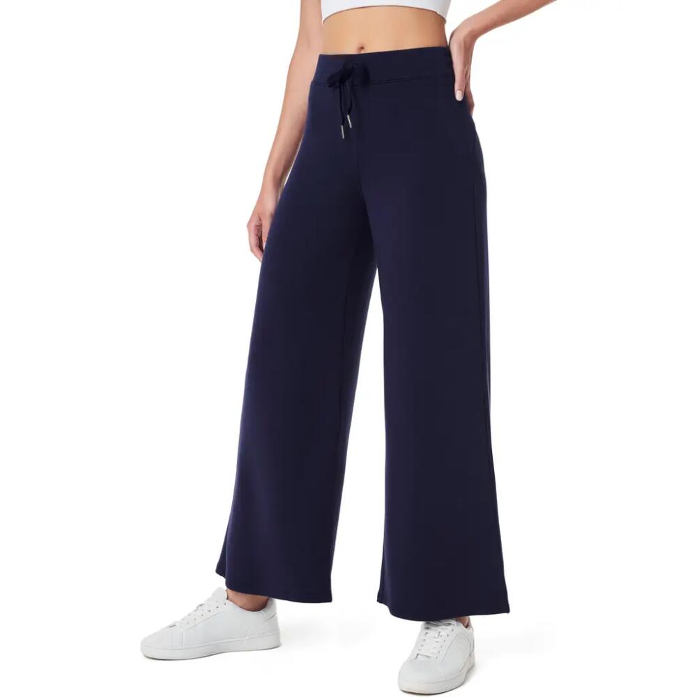 SPANX® Air Essentials Wide Leg Crop Pants in Lapis Blue Cover