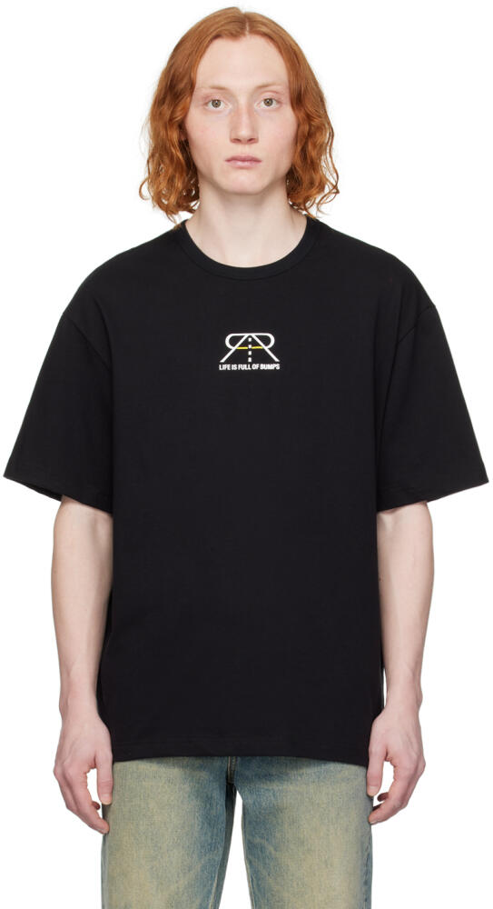 RTA Black Oversized T-Shirt Cover