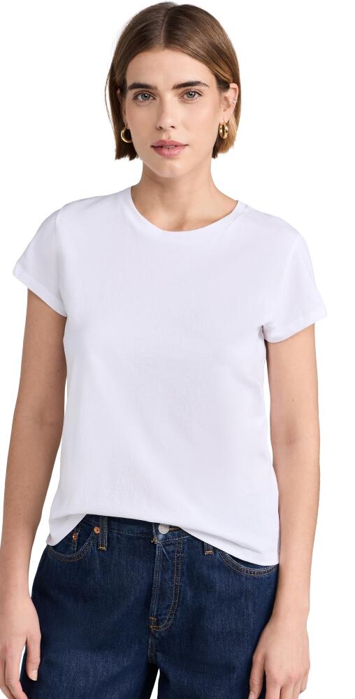 Goldie Organic Short Sleeve Classic Crew Tee White Cover