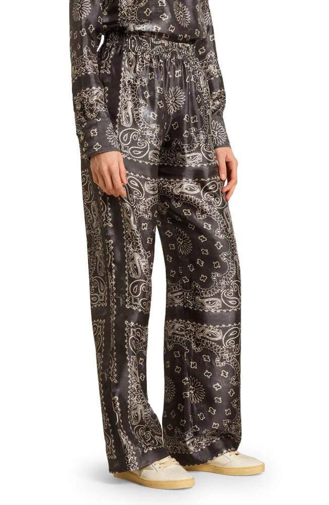 Golden Goose Paisley Print Pants in Anthracite Cover