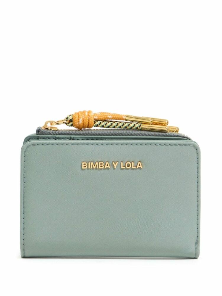 Bimba y Lola logo plaque wallet - Green Cover