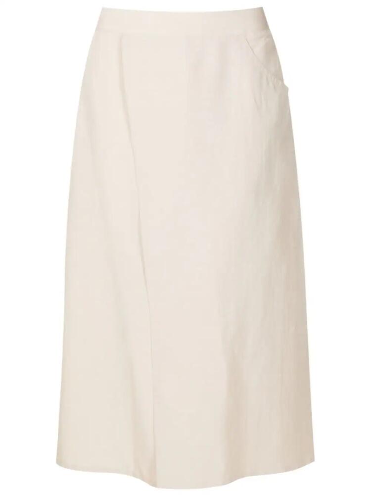 Uma | Raquel Davidowicz high-waisted A-line skirt - Neutrals Cover