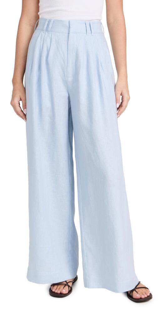 POSSE Parker Trousers Silver Blue Cover