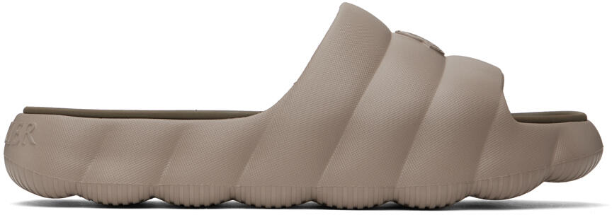 Moncler Taupe Lilo Slides Cover