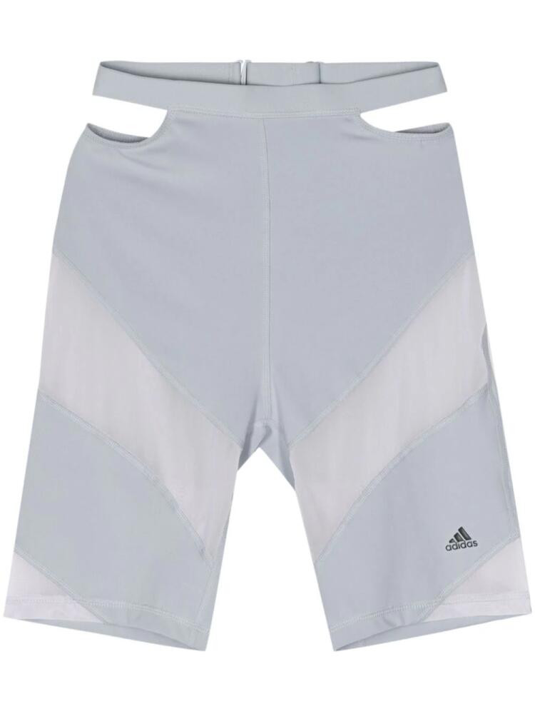 adidas x Rui Zhou cut-out cycling shorts - Grey Cover