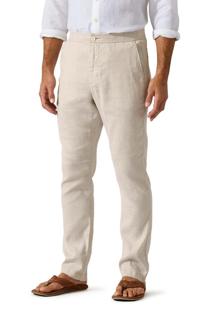 Tommy Bahama Beach Coast Stretch Linen & Cotton Pants in Stone Khaki Cover