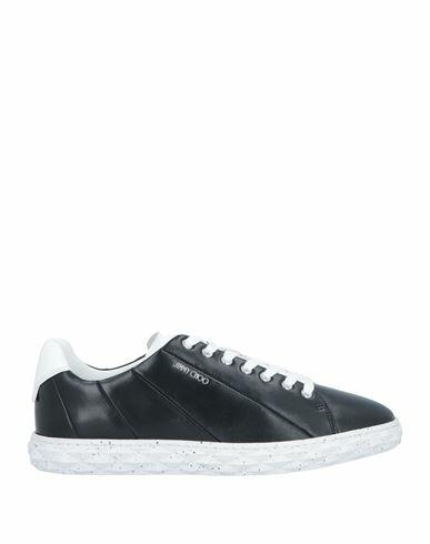 Jimmy Choo Man Sneakers Black Soft Leather Cover