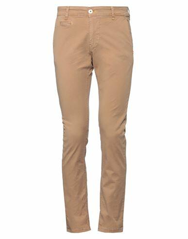 Displaj Man Pants Camel Cotton, Elastane Cover