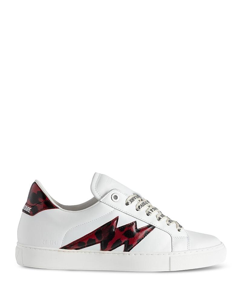 Zadig & Voltaire Women's La Flash Lace Up Low Top Sneakers Cover