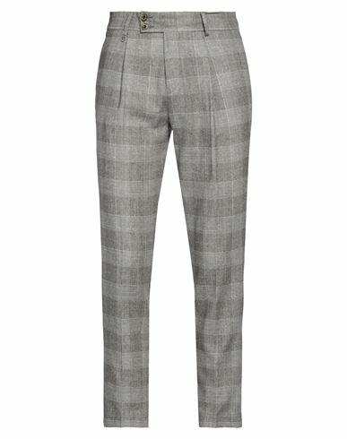 Havana & Co. Man Pants Dove grey Virgin Wool, Acrylic, Polyamide, Cashmere Cover