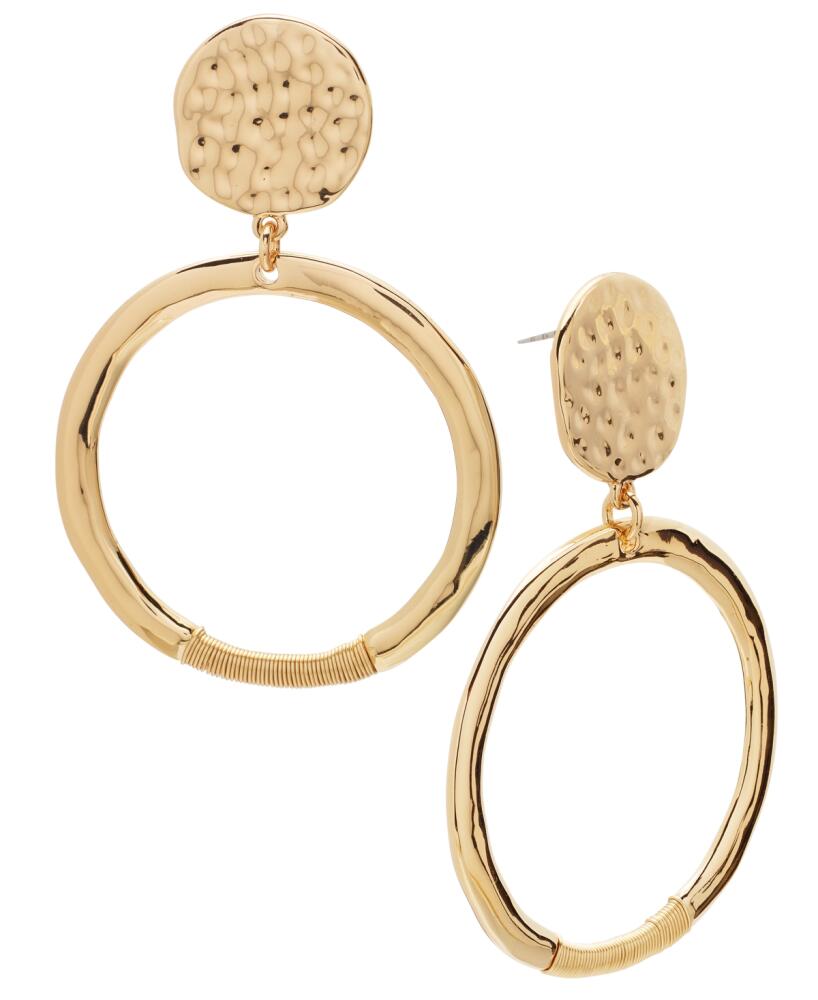 Style & Co Circle Drop Earrings, Created for Macy's - Gold Cover