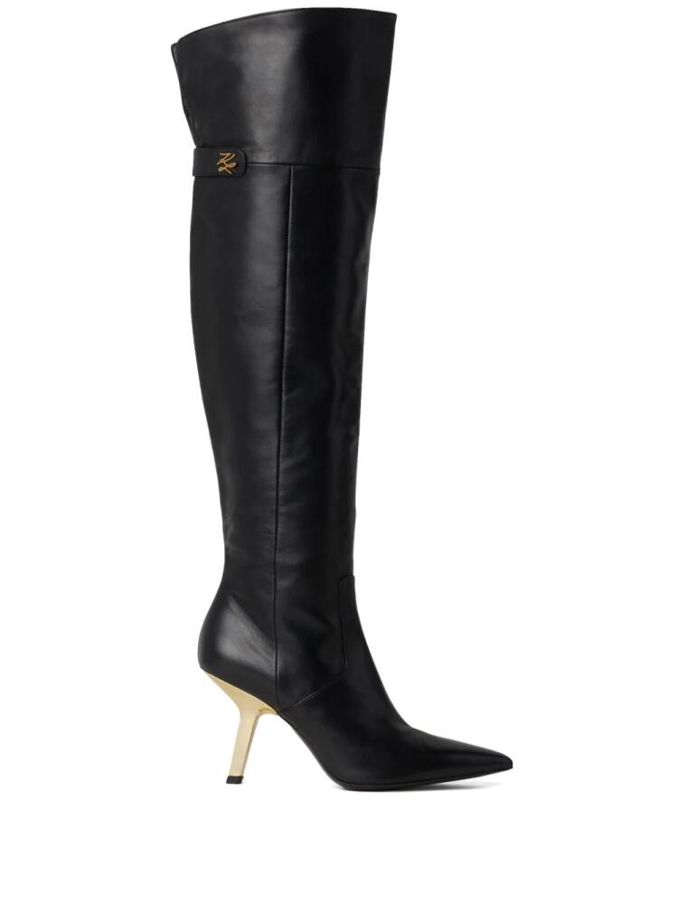 Karl Lagerfeld KL Studio Pyramid knee-high boots - Black Cover