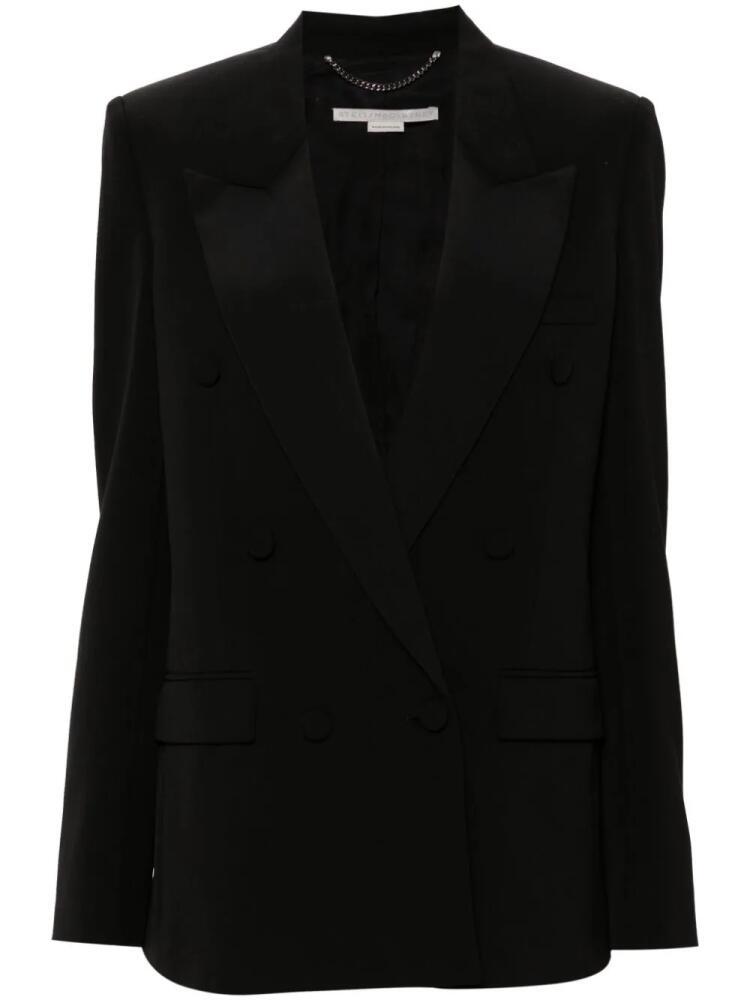 Stella McCartney double-breasted twill blazer - Black Cover