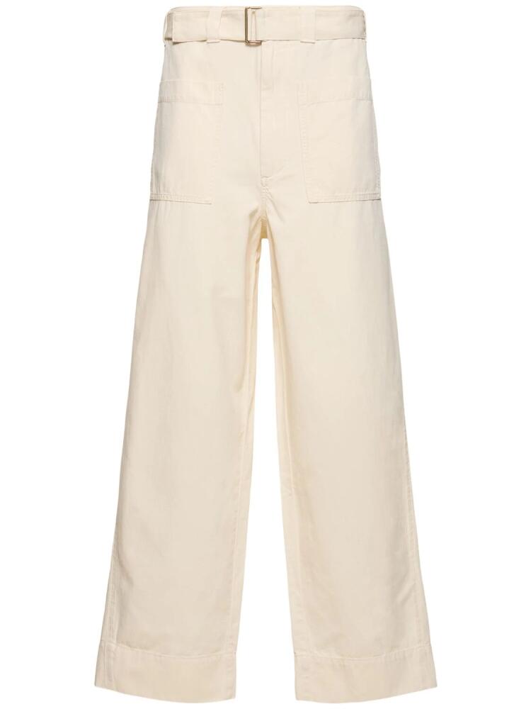 SOEUR Vagabond Cotton & Linen Wide Pants Cover