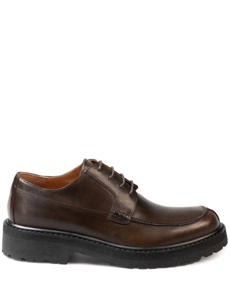 DRIES VAN NOTEN Leather Derby shoes - Brown Cover