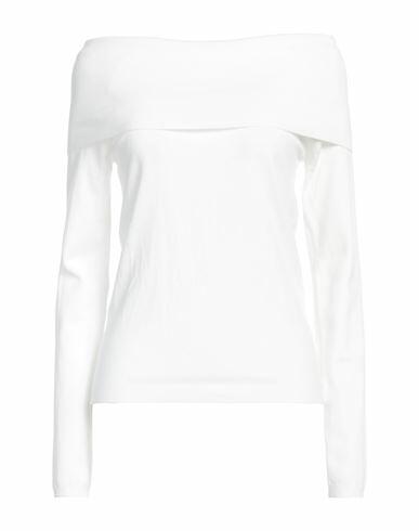 Take-two Woman Sweater White Viscose, Polyester, Nylon Cover