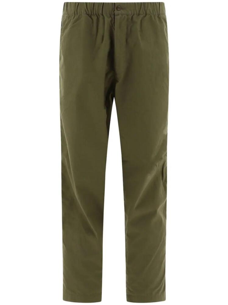 Nanamica elastic waist tailored trousers - Green Cover