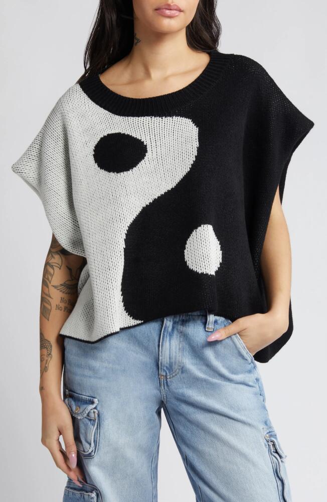 Dressed in Lala Yin & Yang Shoulder Pad Sweater in Yin Yang Cover