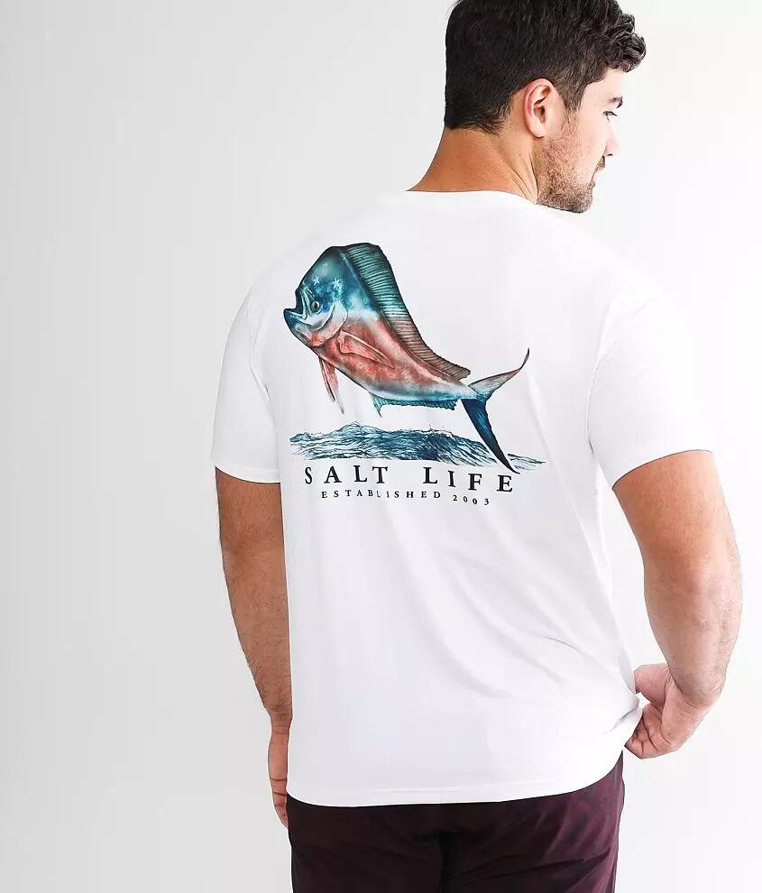 Salt Life Mahi Pride Performance SLX T-Shirt Cover