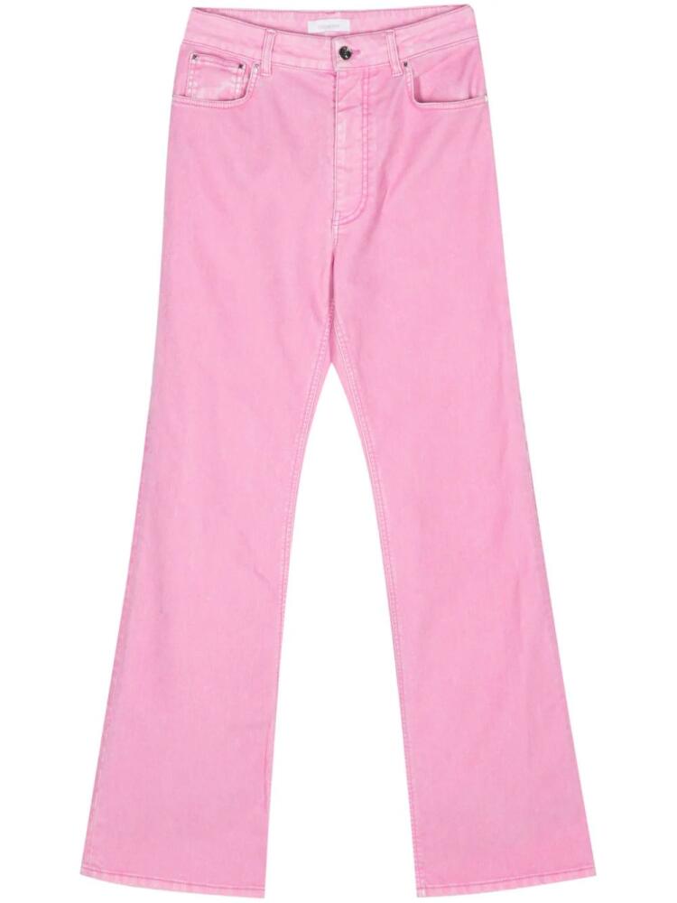 Rabanne mid-rise straight-leg trousers - Pink Cover