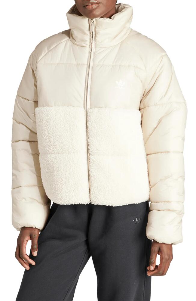 adidas Originals Court Polar Puffer Jacket in Wonder Beige Cover