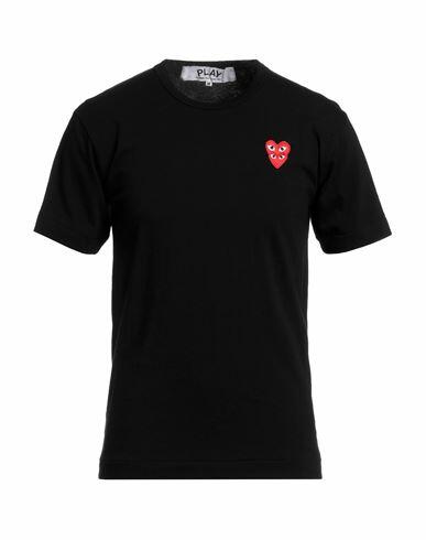 Comme Des Garçons Play Man T-shirt Black Cotton Cover