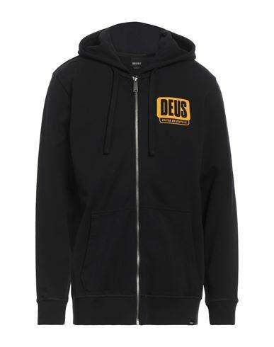 Deus Ex Machina Man Sweatshirt Black Organic cotton Cover