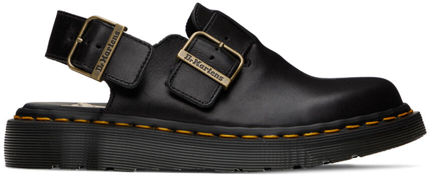 Dr. Martens Black Jorge Slingback Mules Cover