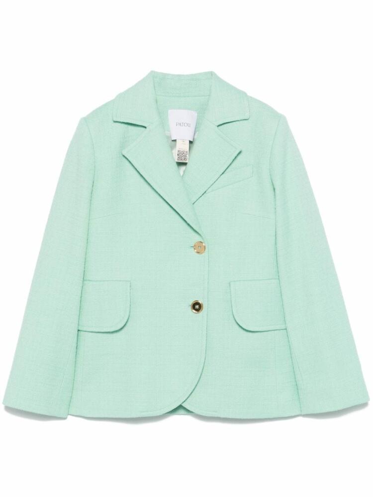 Patou tweed blazer - Green Cover