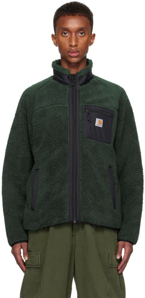 Carhartt Work In Progress Green Prentis Liner Jacket Cover