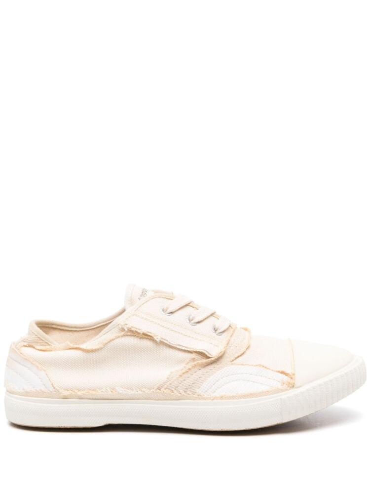 Maison Margiela Inside-out canvas sneakers - Neutrals Cover