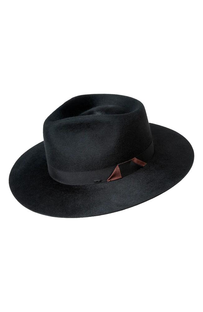 Bailey Trevel Wool Felt Fedora in Black Cover