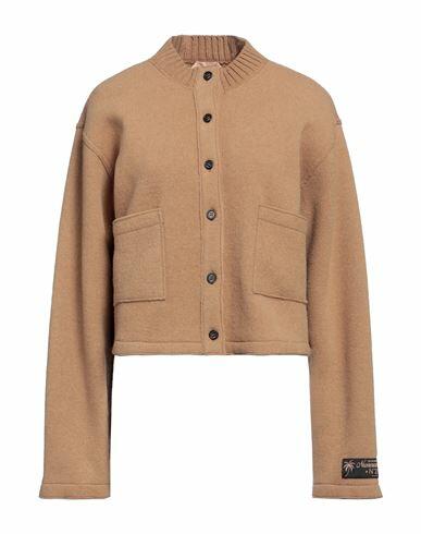 N°21 Woman Cardigan Beige Wool, Polyester, Polyamide Cover