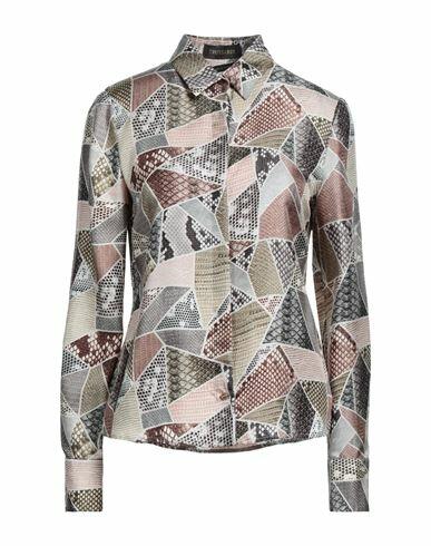 Trussardi Woman Shirt Beige Silk Cover