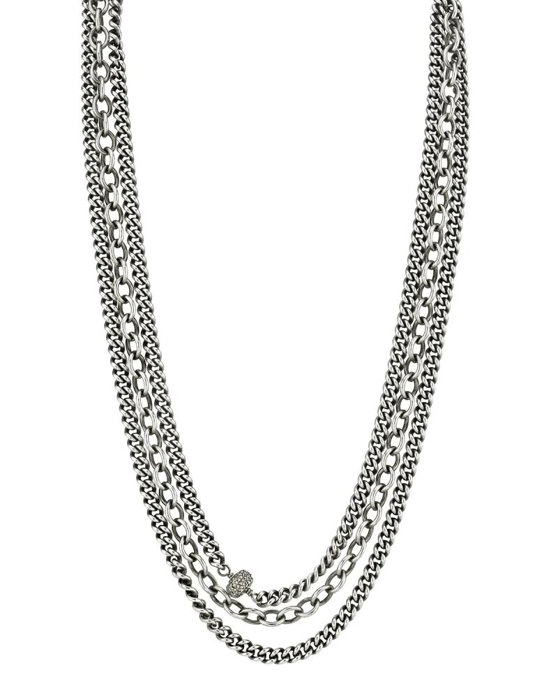 Sheryl Lowe Mixed 3-Chain Necklace Cover