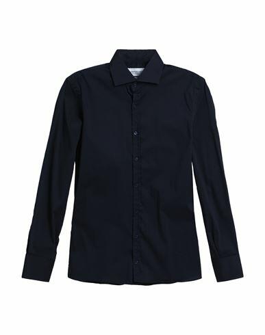 Hamaki-ho Man Shirt Midnight blue Cotton, Polyamide, Elastane Cover