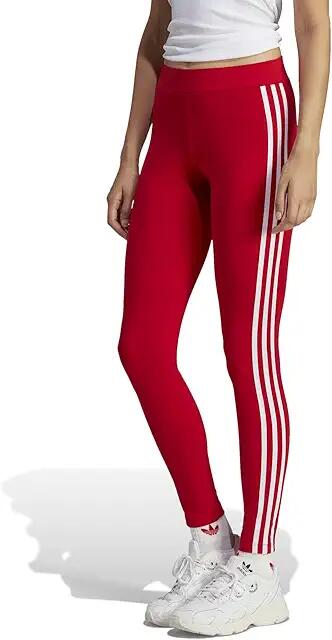 adidas Originals Adicolor Classics 3-Stripes Leggings (Better Scarlet) Women's Casual Pants Cover