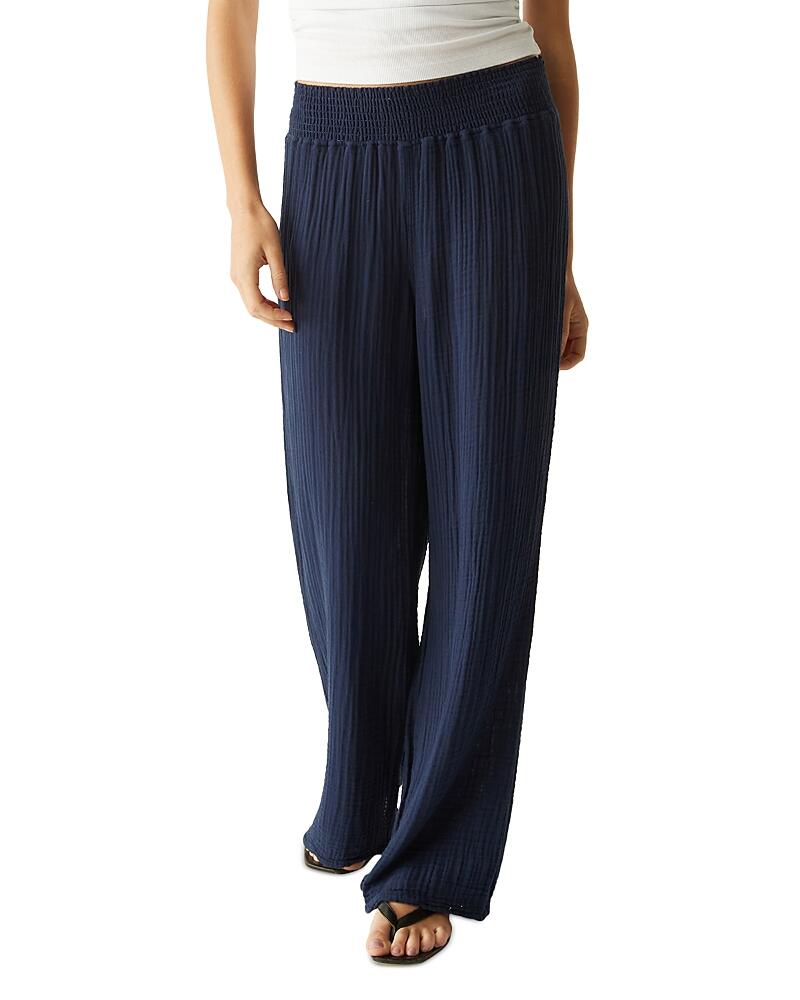 Michael Stars Smocked Wide-Leg Pants Cover