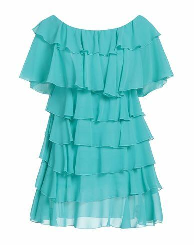 Babylon Woman Mini dress Turquoise Polyester Cover