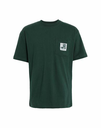 Market 25 Hr Lawyer Service Pocket Tee Man T-shirt Dark green Cotton Cover