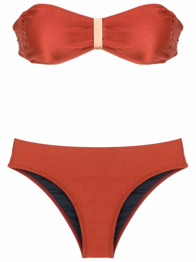 Lygia & Nanny Ester mid-rise bikini - Brown Cover