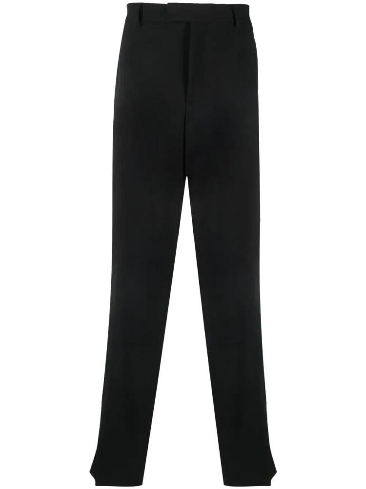 VTMNTS stripe-detail tailored trousers - Black Cover