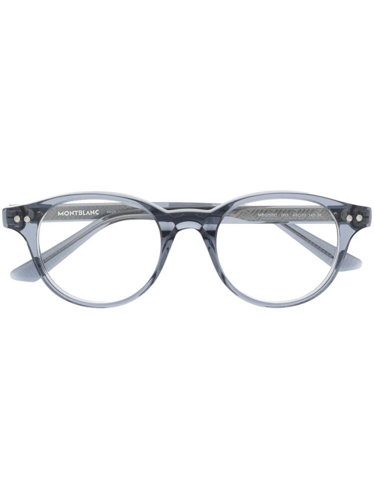 Montblanc transparent round-frame glasses - Grey Cover