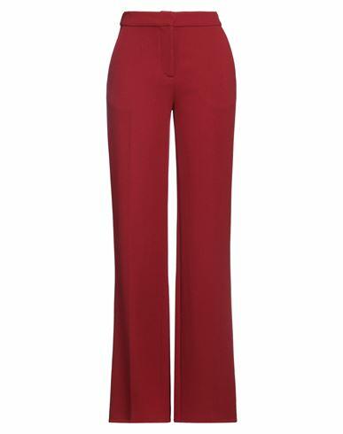 Gianluca Capannolo Woman Pants Brick red Virgin Wool Cover