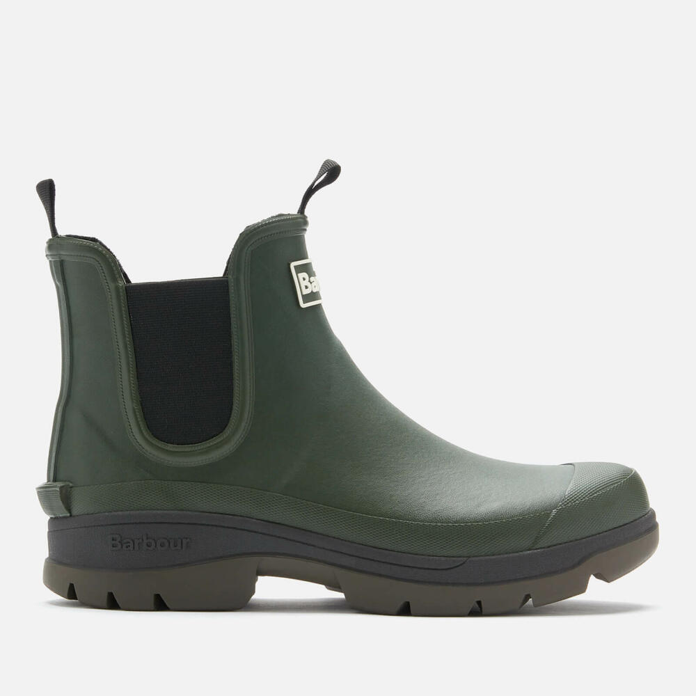 Barbour Men's Nimbus Rubber Chelsea Boots - Olive Cover