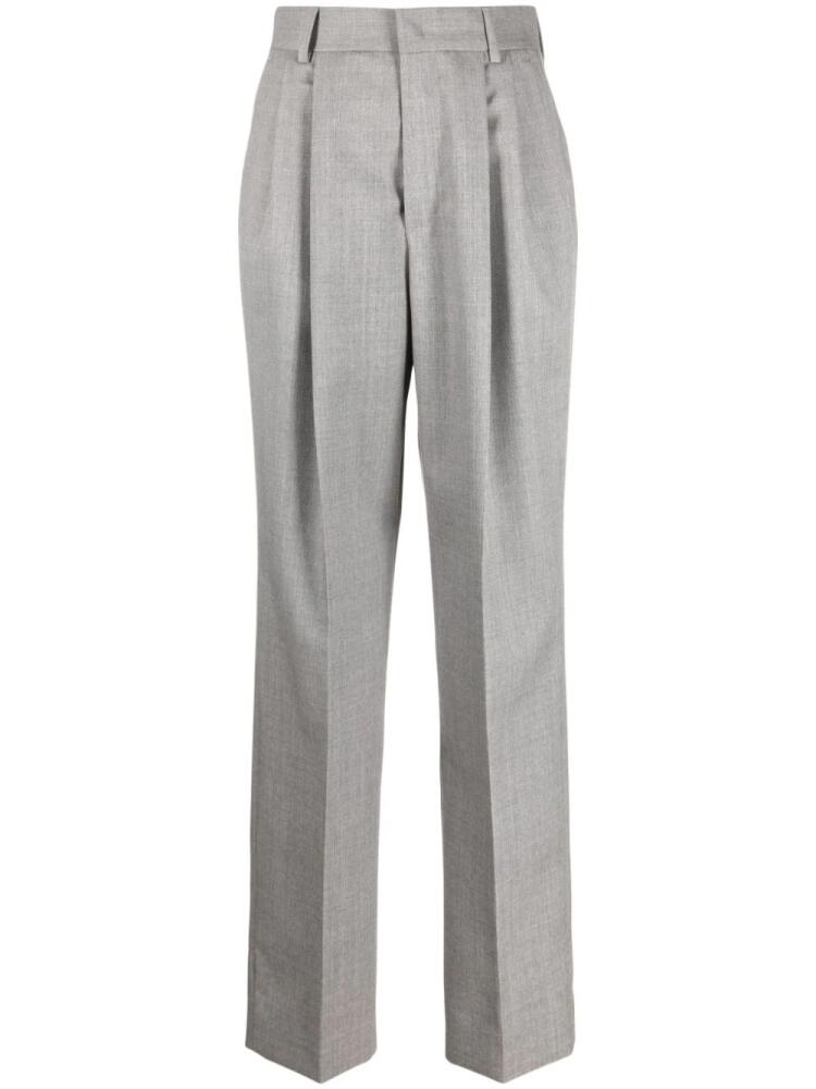 ARMARIUM high-waist straight-leg trousers - Grey Cover