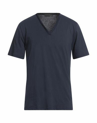 Lab. Pal Zileri Man T-shirt Midnight blue Cotton Cover